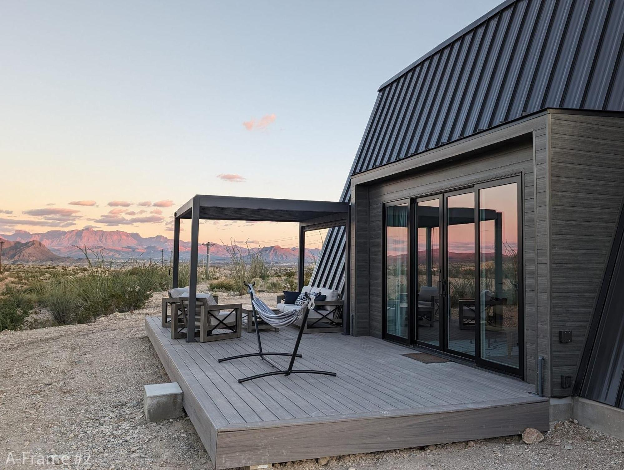 Stardust Big Bend Luxury A-Frame#5 Great Views Villa Terlingua Ngoại thất bức ảnh